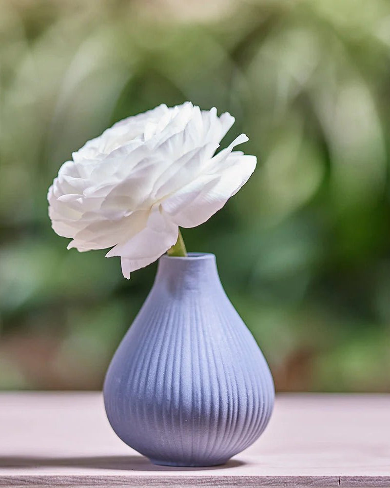 Frost Porcelain Bud Vase For Flowers - Chive Ceramics Studio - Vases - Chive Ceramics Studio