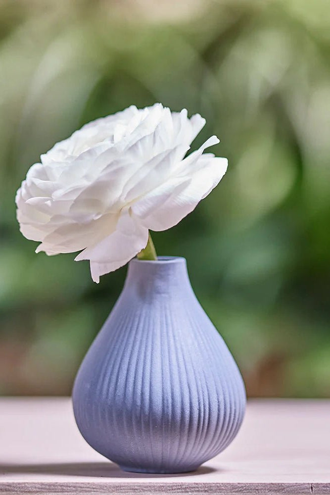 Frost Porcelain Bud Vase For Flowers - Chive Ceramics Studio - Vases - Chive Ceramics Studio