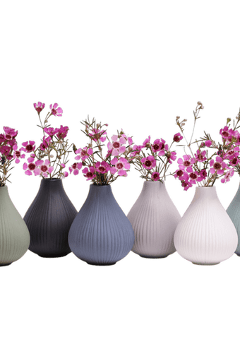 Frost Porcelain Bud Vase For Flowers - Chive Ceramics Studio - Vases - Chive Ceramics Studio