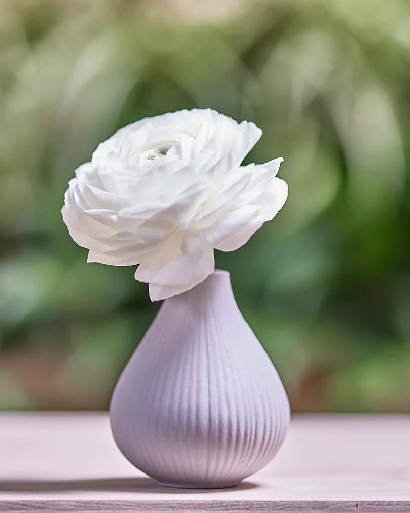 Frost Porcelain Bud Vase For Flowers - Chive Ceramics Studio - Vases - Chive Ceramics Studio
