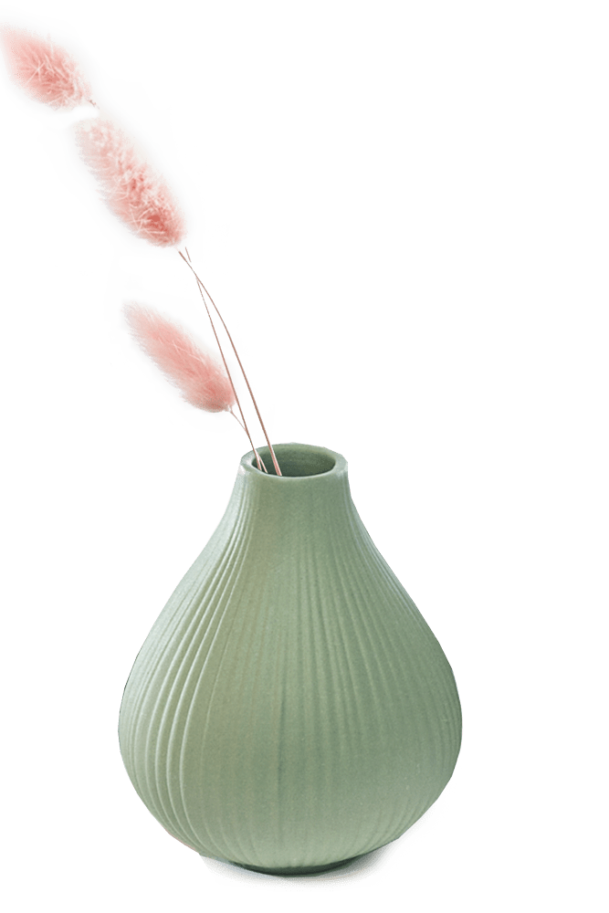 Frost Porcelain Bud Vase For Flowers - Chive Ceramics Studio - Vases - Chive Ceramics Studio