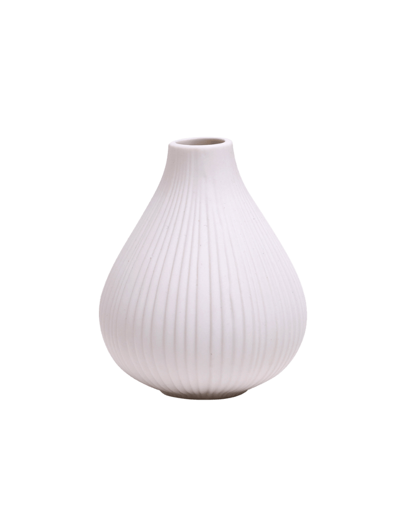 Frost Porcelain Bud Vase For Flowers - Chive Ceramics Studio - Vases - Chive Ceramics Studio