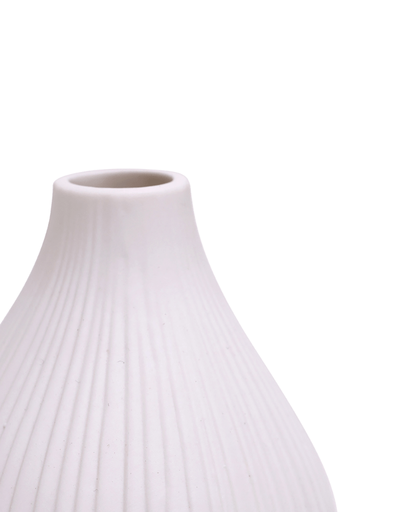 Frost Porcelain Bud Vase For Flowers - Chive Ceramics Studio - Vases - Chive Ceramics Studio