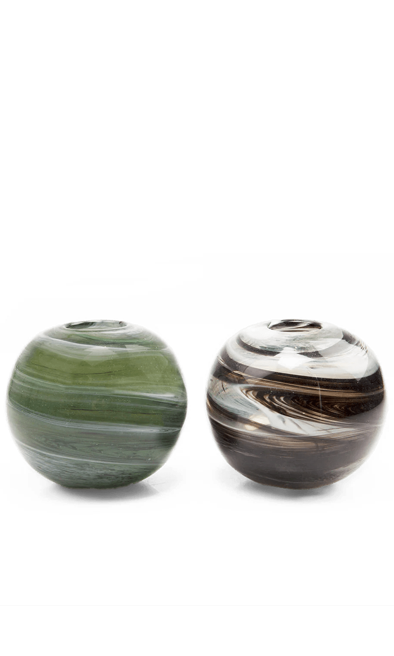 Fuzzle Glass Modern Vase - Chive Ceramics Studio - Vases - Chive US