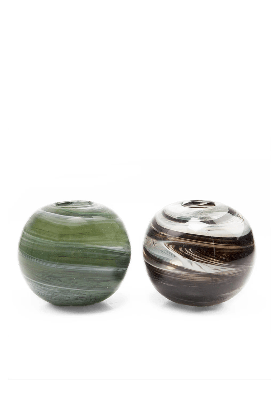 Fuzzle Glass Modern Vase - Chive Ceramics Studio - Vases - Chive US