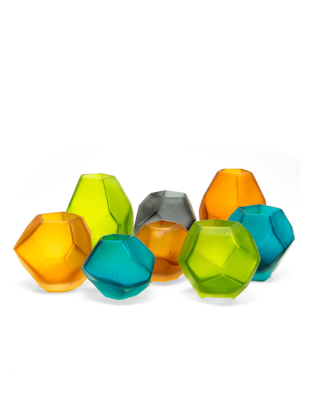 Gem Glass Modern Flower Vase - Chive Ceramics Studio - Vases - Chive US