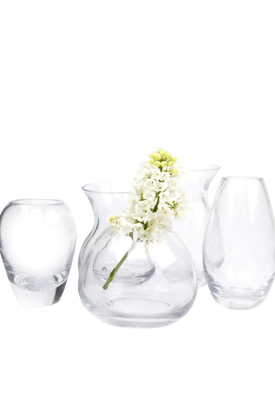 George Glass Clear Bud Vase For Flowers - Chive Ceramics Studio - Vases - Chive US