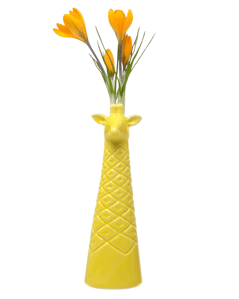 Giraffe Ceramic Flower Vase - Chive Ceramics Studio - Vases - Chive US