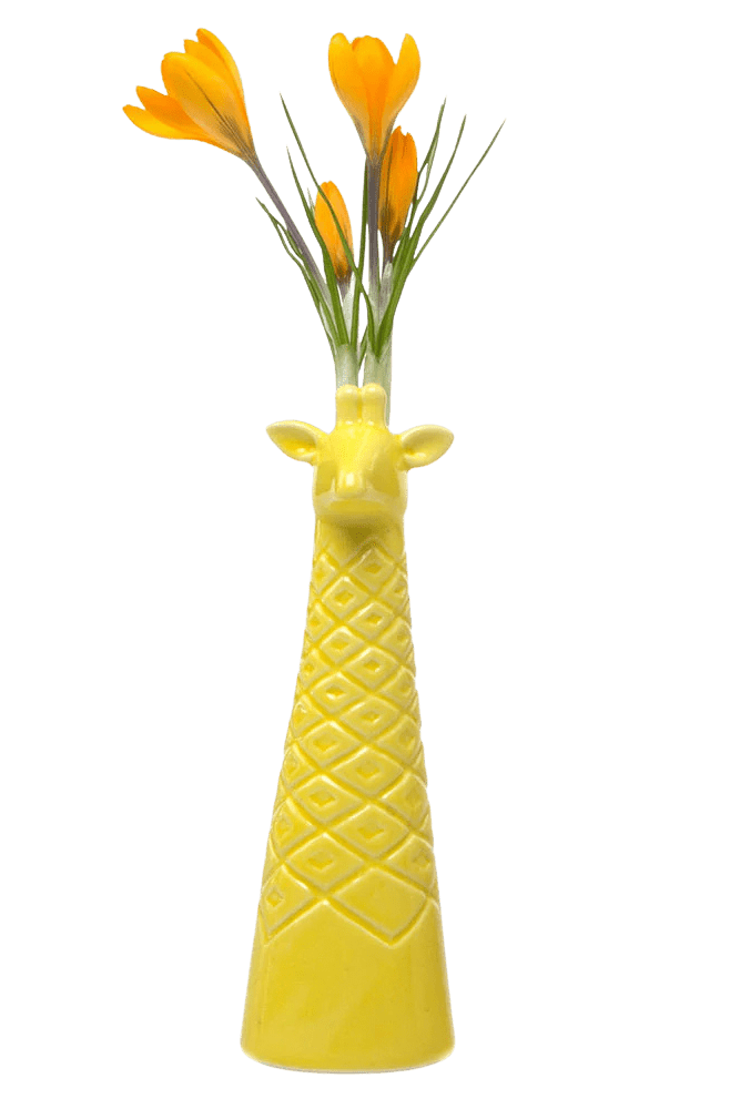 Giraffe Ceramic Flower Vase - Chive Ceramics Studio - Vases - Chive US