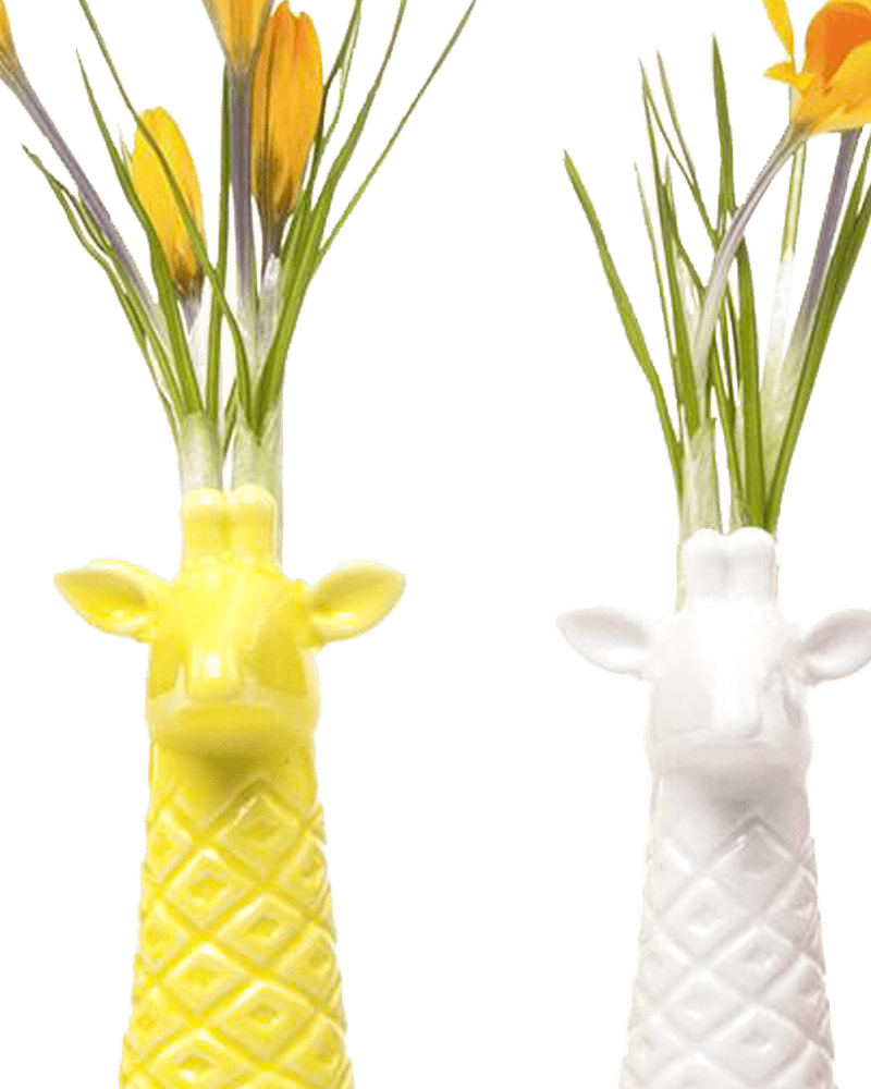 Giraffe Ceramic Flower Vase - Chive Ceramics Studio - Vases - Chive US