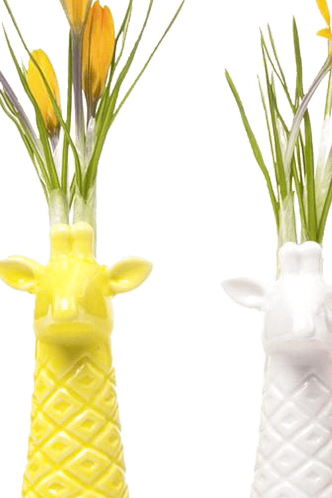 Giraffe Ceramic Flower Vase - Chive Ceramics Studio - Vases - Chive US