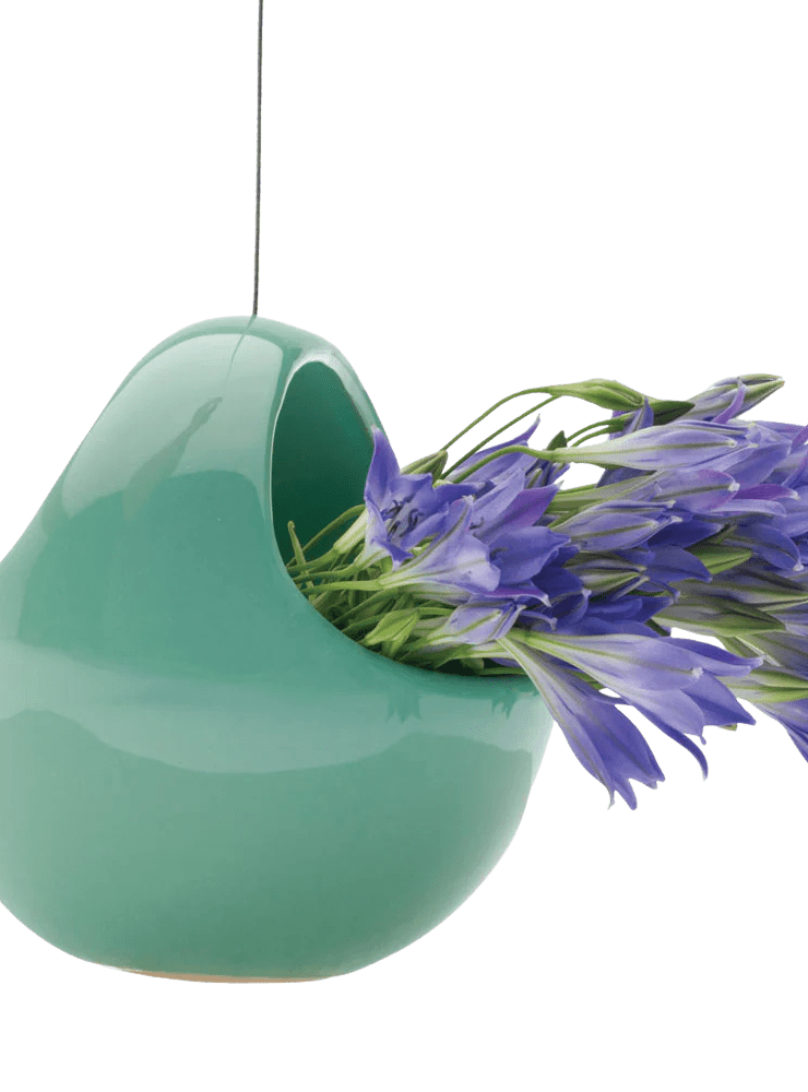 Hanging Aerium Ceramic For Succulents & Ikebana - Chive Ceramics Studio - Pots - Chive US