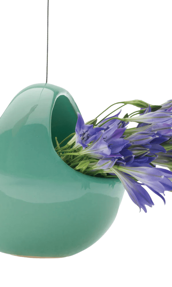 Hanging Aerium Ceramic For Succulents & Ikebana - Chive Ceramics Studio - Pots - Chive US