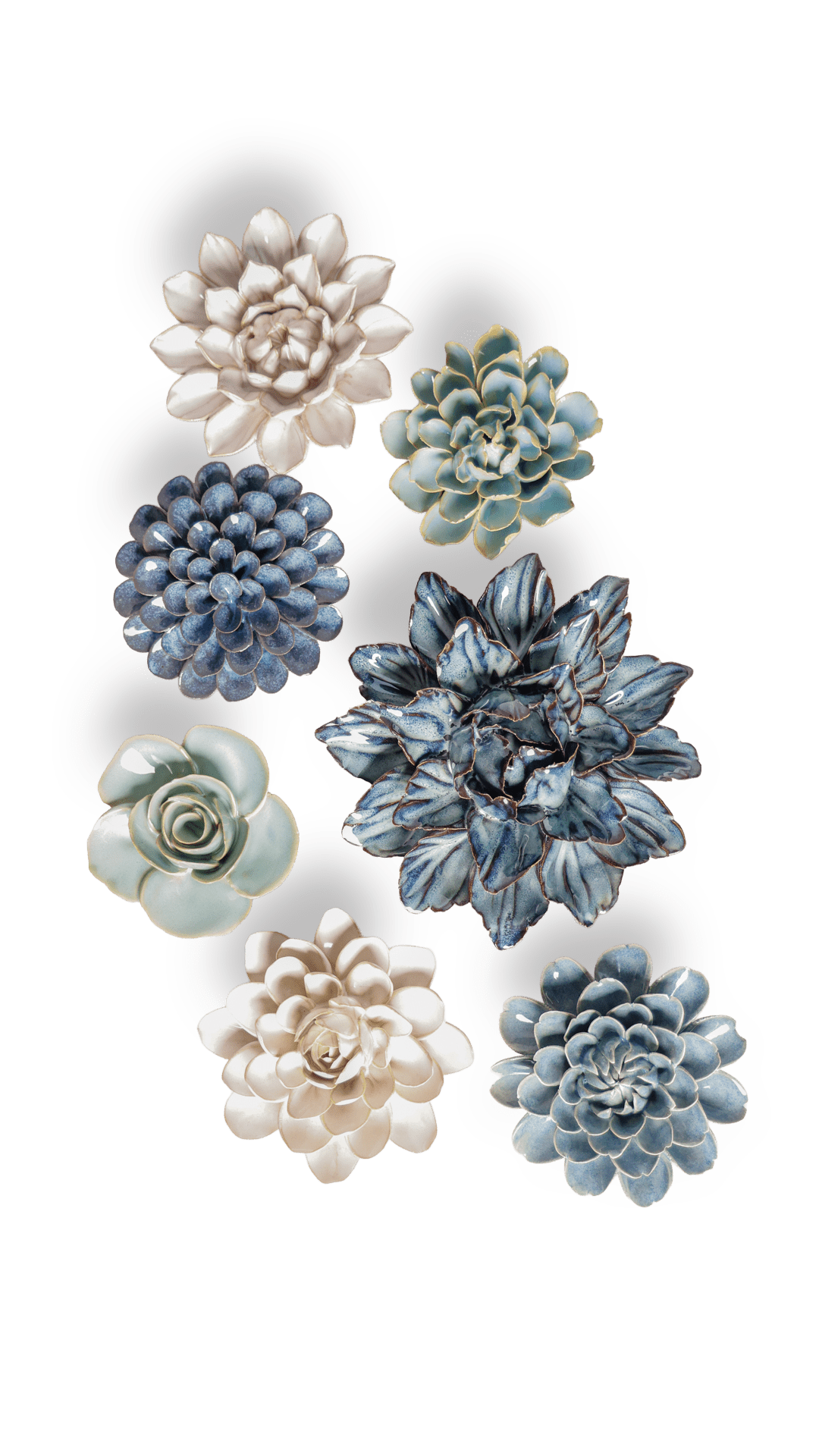 Montauk - Ceramic Flower Curated Collection - Chive Ceramics Studio - Ceramic Flower Sets - Chive Ceramics Studio