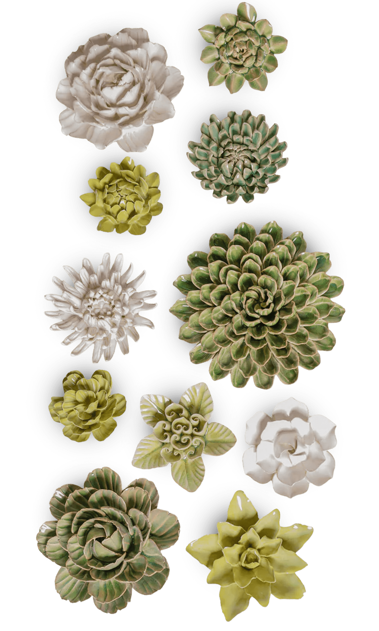 Nottingham - 11 Piece Curated Set - Chive Ceramics Studio - Ceramic Flower Sets - Chive Ceramics Studio