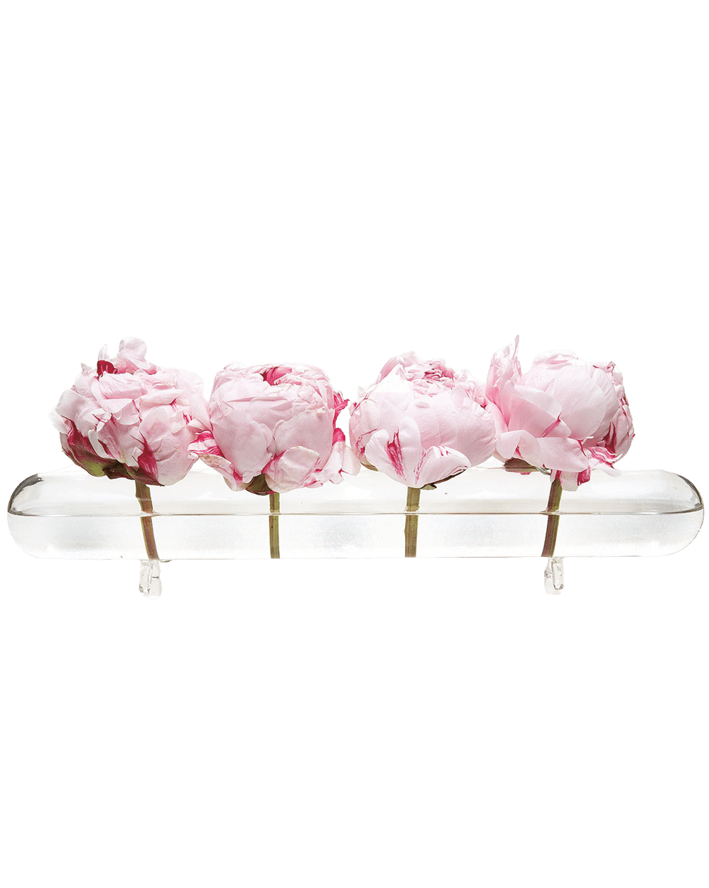 Flute Glass Modern Clear Flower Vase - Chive Ceramics Studio - Vases - Chive US