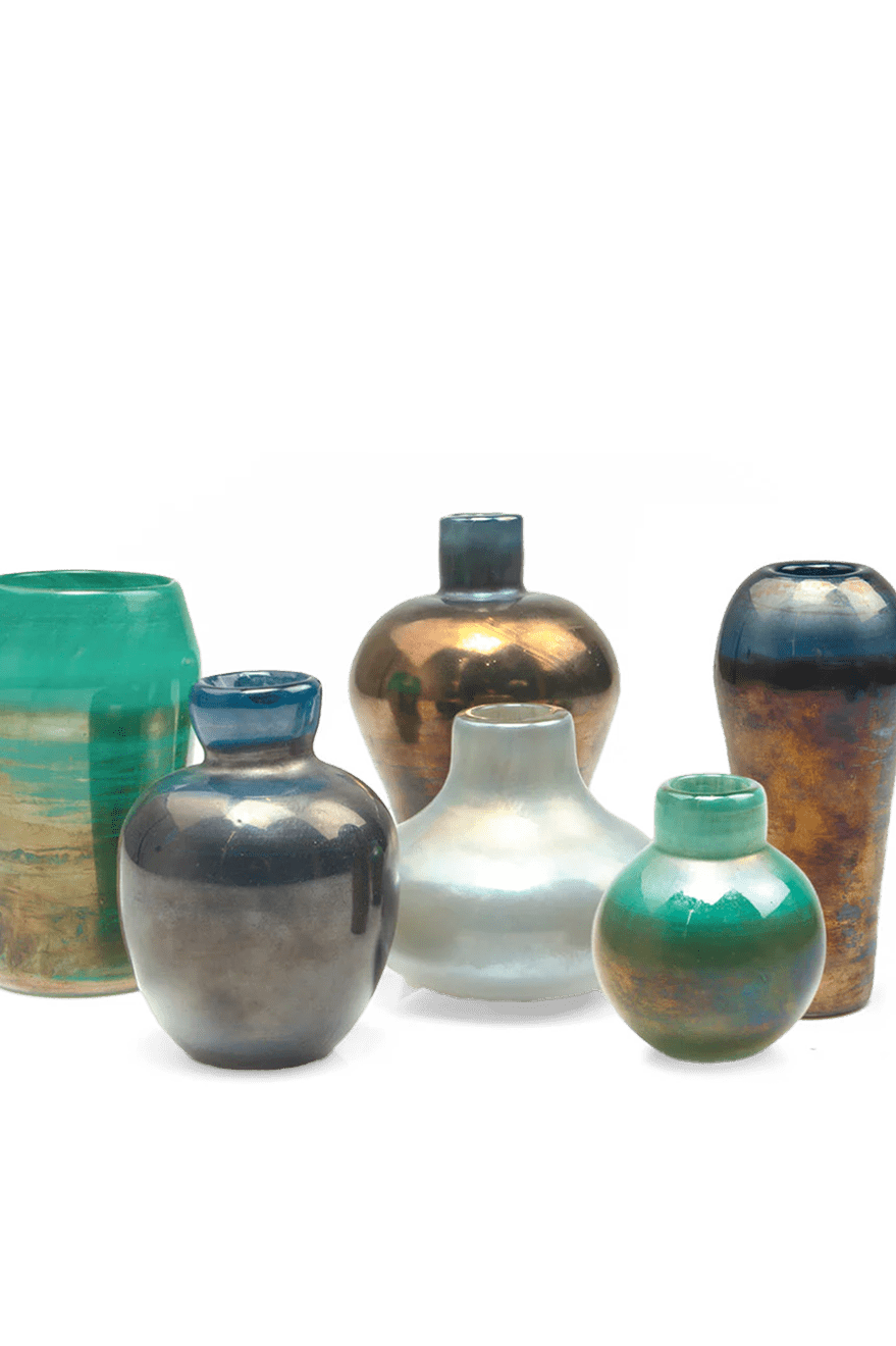 Imperial Glass Boho Flower Vase - Chive Ceramics Studio - Vases - Chive US