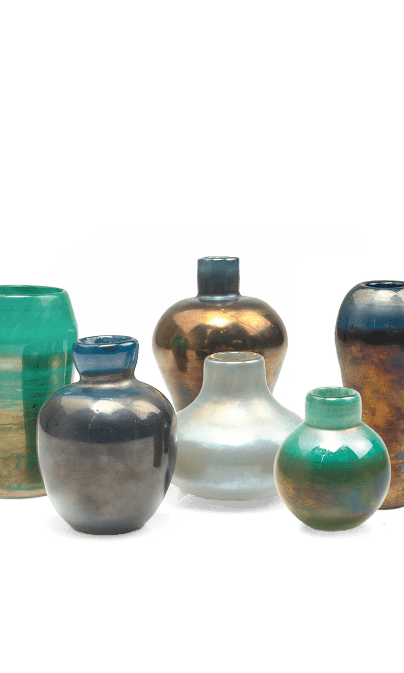 Imperial Glass Boho Flower Vase - Chive Ceramics Studio - Vases - Chive US