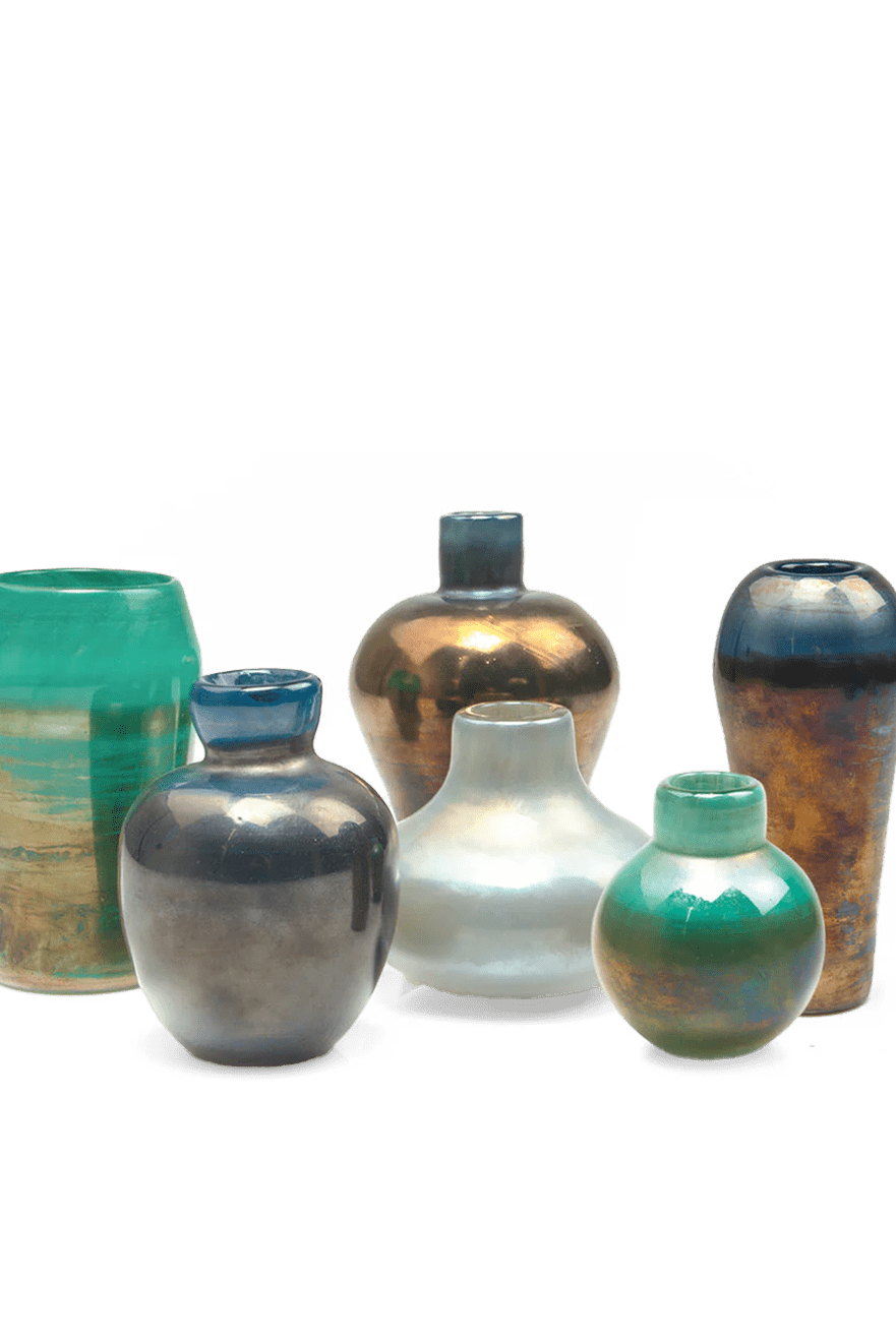 Imperial Glass Boho Flower Vase - Chive Ceramics Studio - Vases - Chive US