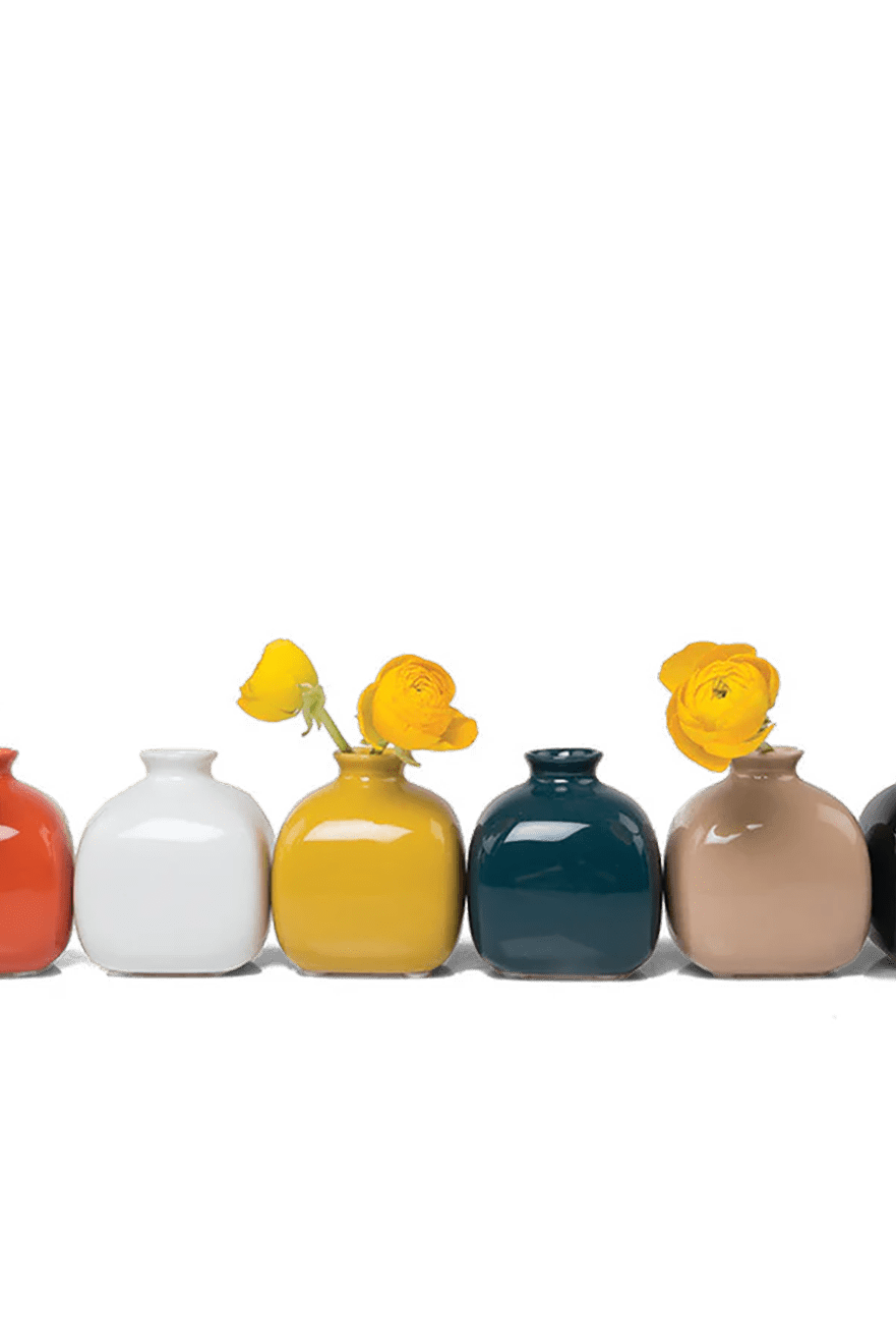 Inkwell Ceramic Bud Vase For Flowers - Chive Ceramics Studio - Vases - Chive US