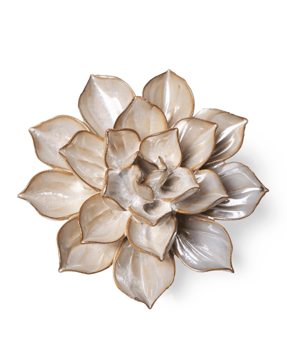 Wall Decoration Ceramic Flower Art Pearl Handcrafted Décor