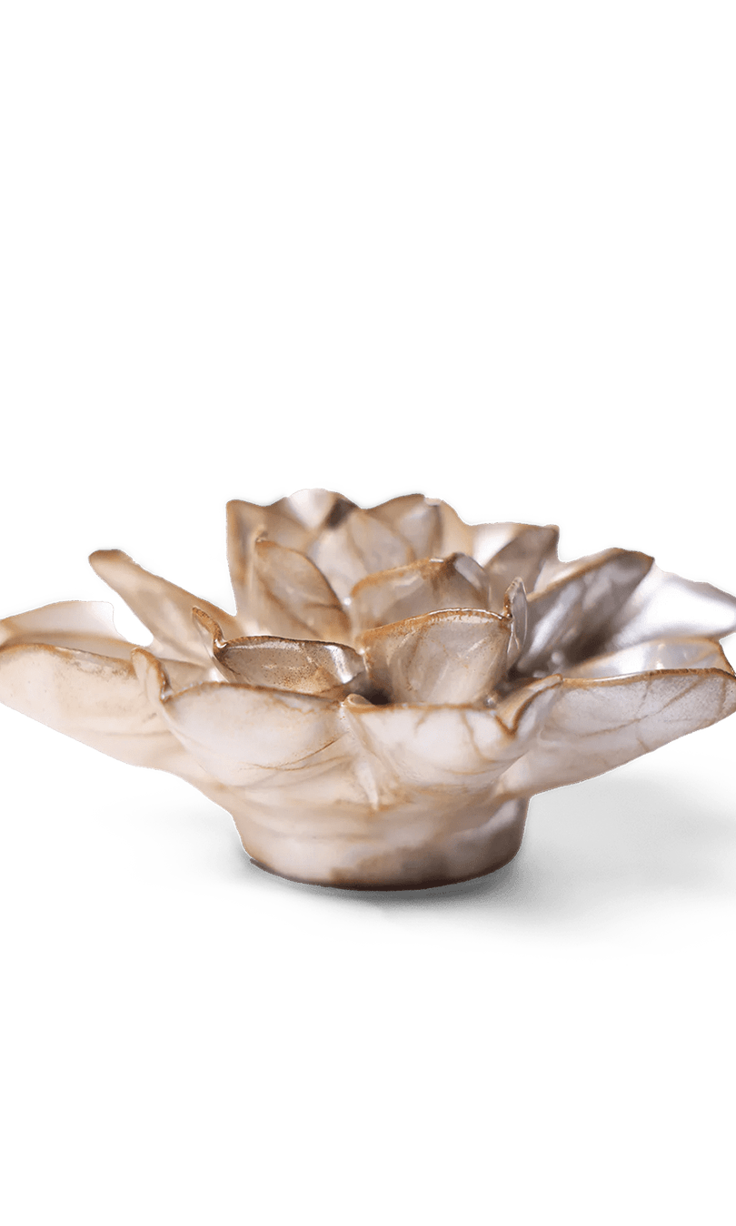 Metallic Frikartii Aster ceramic wall flower — Japan collection — designed in Toronto by Chive Studio