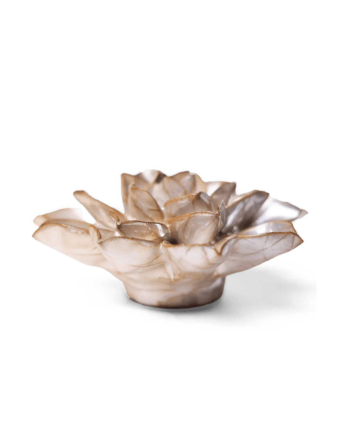 Metallic Frikartii Aster ceramic wall flower — Japan collection — designed in Toronto by Chive Studio