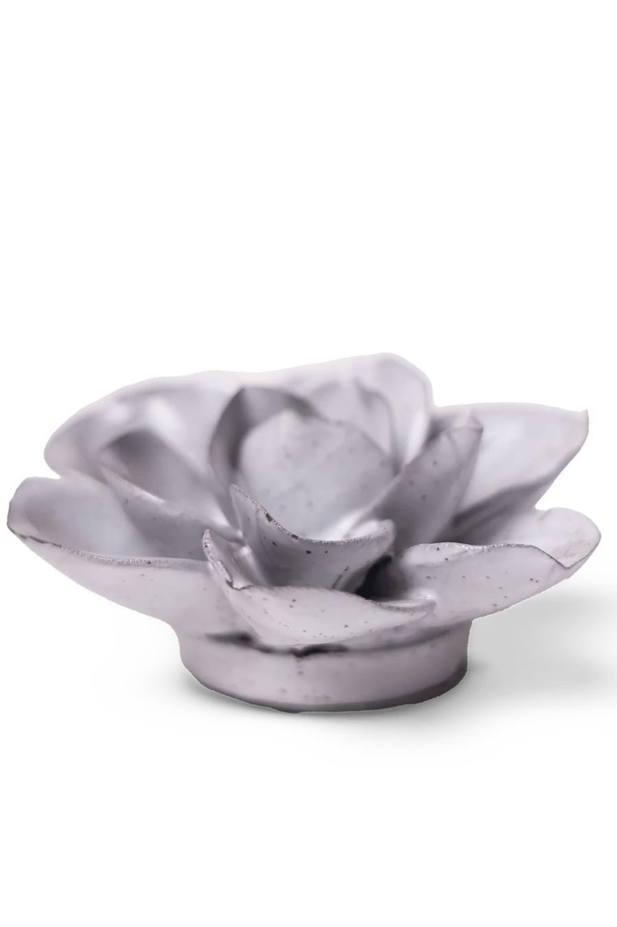 Cement Aqualla Gardenia ceramic wall flower — Japan collection — designed in Toronto by Chive Studio