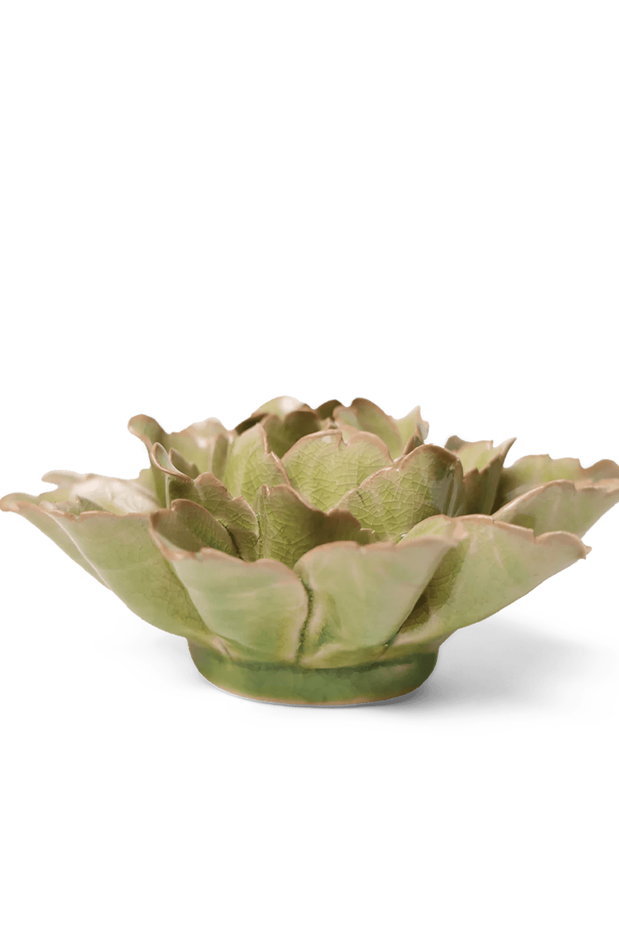 JA11 Peridot Sorbet Peony - Chive Ceramics Studio - Ceramic Flowers - Chive Ceramics Studio