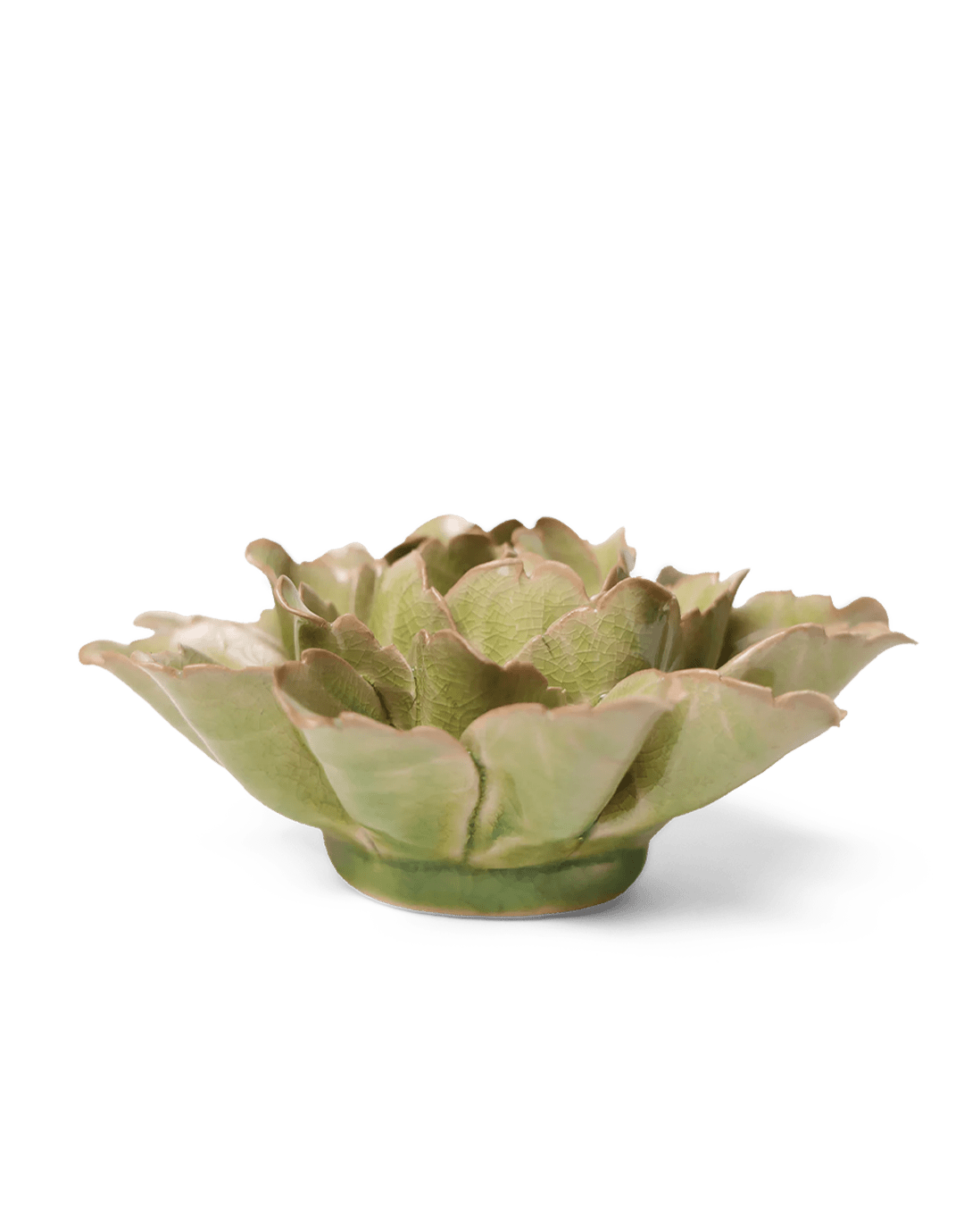 Peridot Sorbet Peony ceramic wall flower — Japan collection — designed in Toronto by Chive Studio