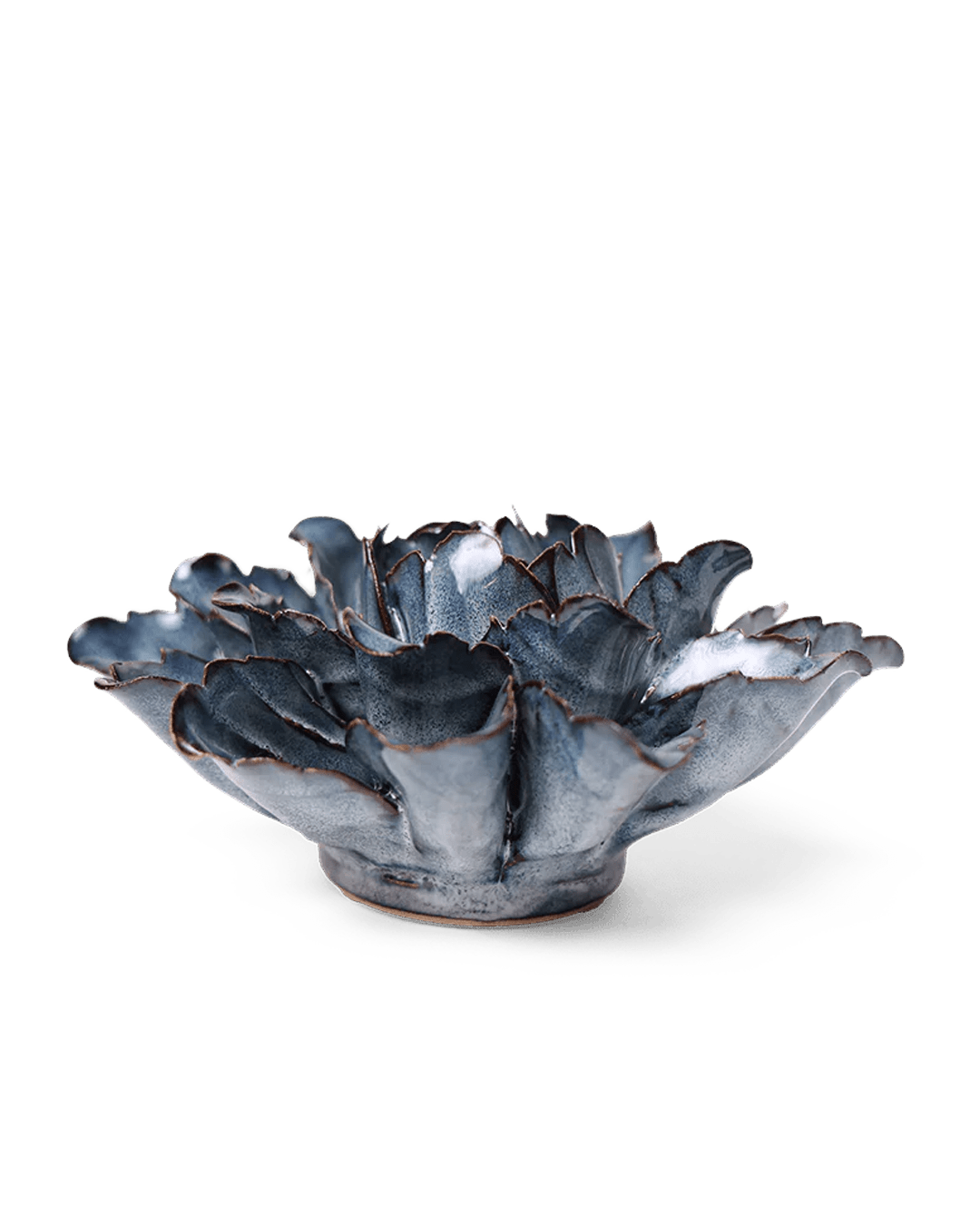 JA12 Navy Sorbet Peony - Chive Ceramics Studio - Ceramic Flowers - Chive Ceramics Studio