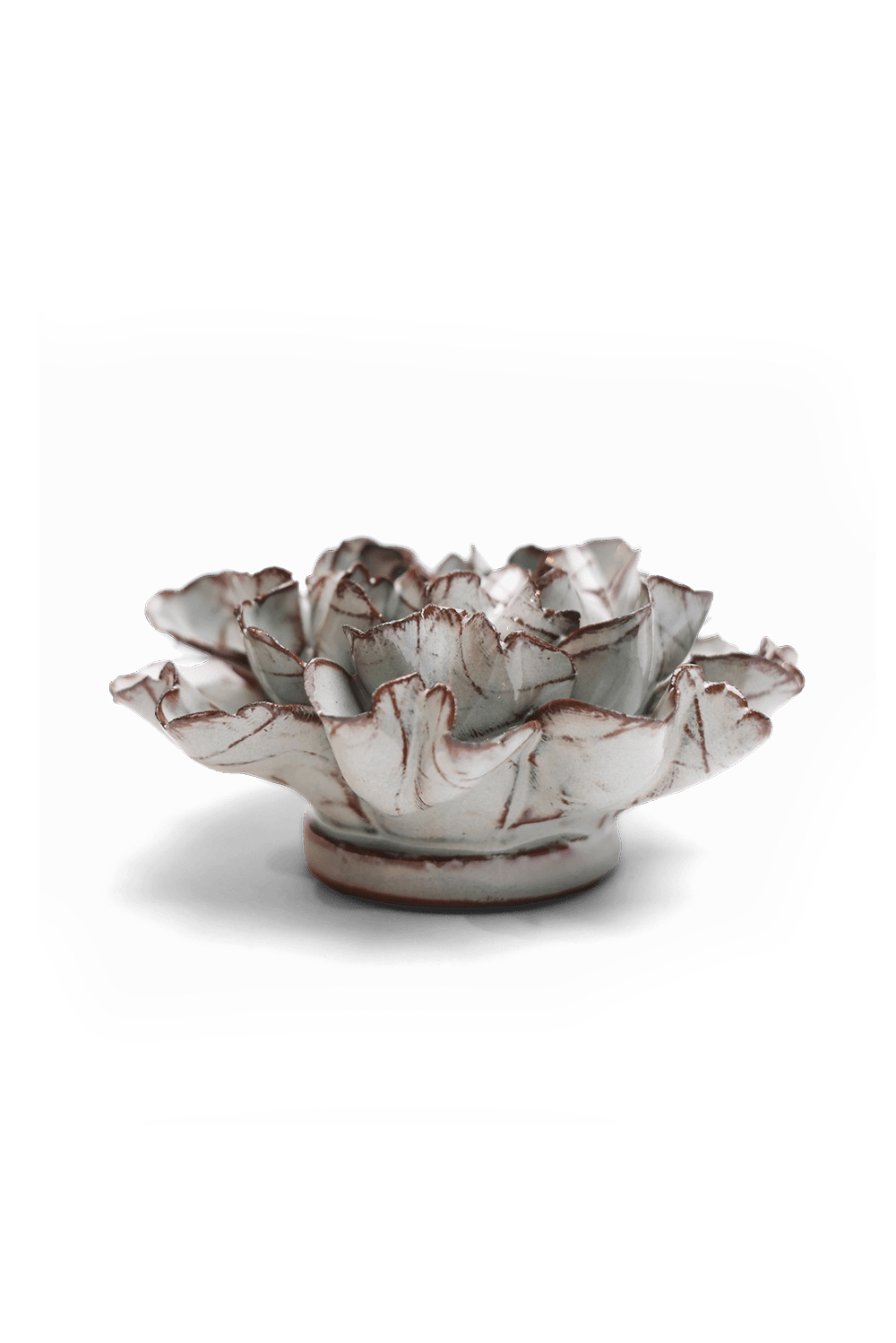 Chocolate Mint Echo Lisianthus - Chive Ceramics Studio - Ceramic Flowers - Chive Ceramics Studio