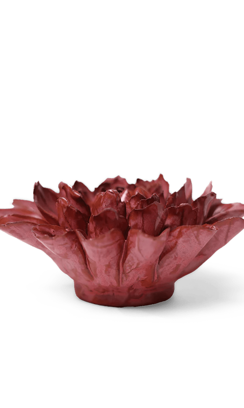 Blush Pink Star Dahlia ceramic wall flower — Japan Collection — designed in Toronto by Chive Studio