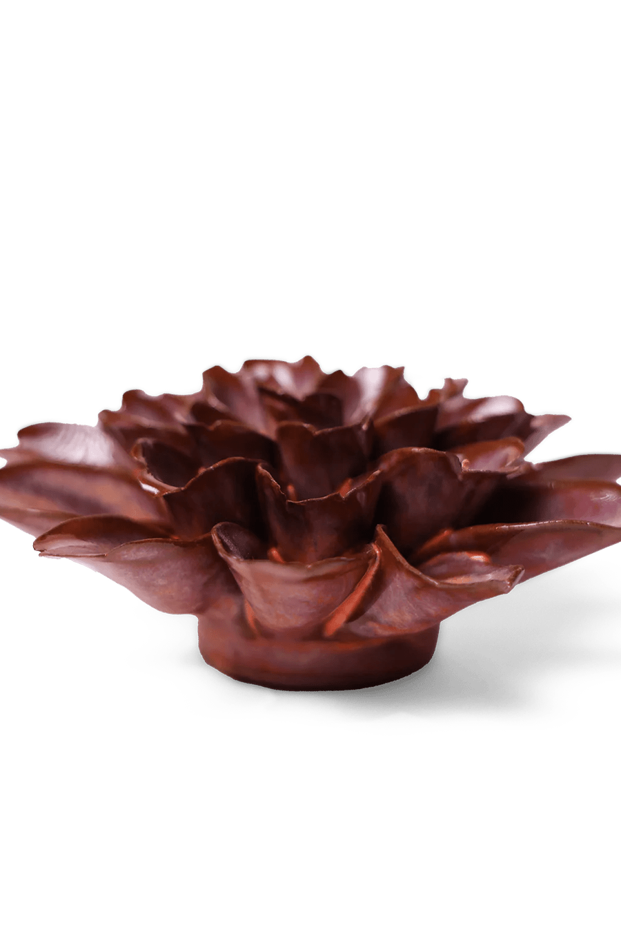 JA19 Peach Mocha Cornflower - Chive Ceramics Studio - Ceramic Flowers - Chive Ceramics Studio