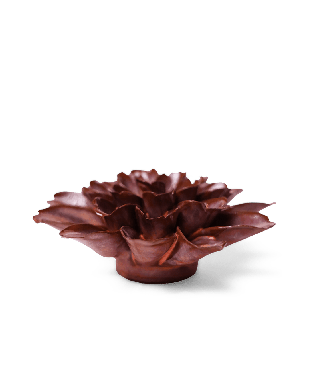 Peach Mocha Cornflower ceramic wall flower — Japan collection — designed in Toronto by Chive Studio