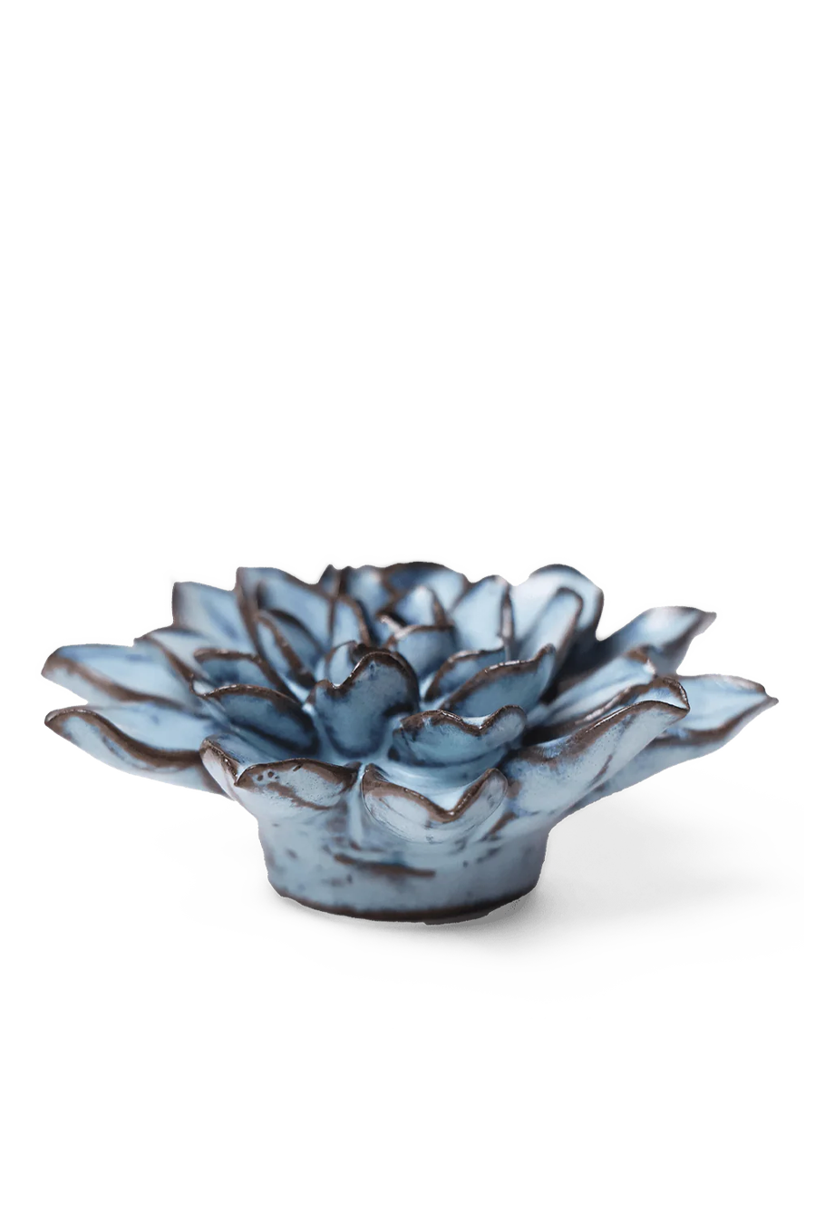 Blue Frikartii Aster ceramic wall flower — Japan collection — designed in Toronto by Chive Studio