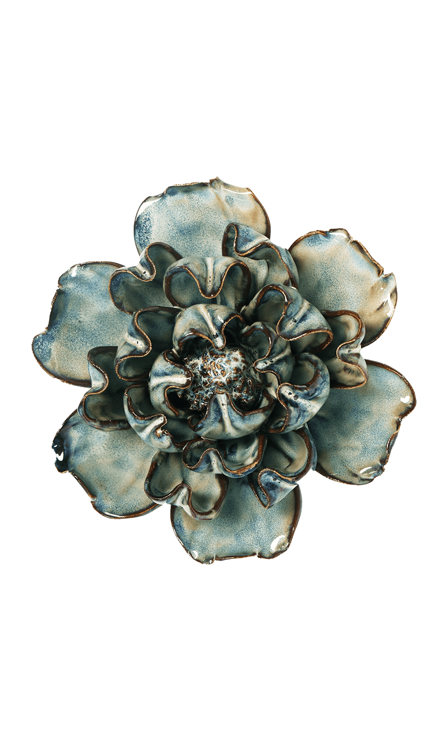 Lisianthus ceramic wall flower — Japan collection - Chive Ceramics Studio
