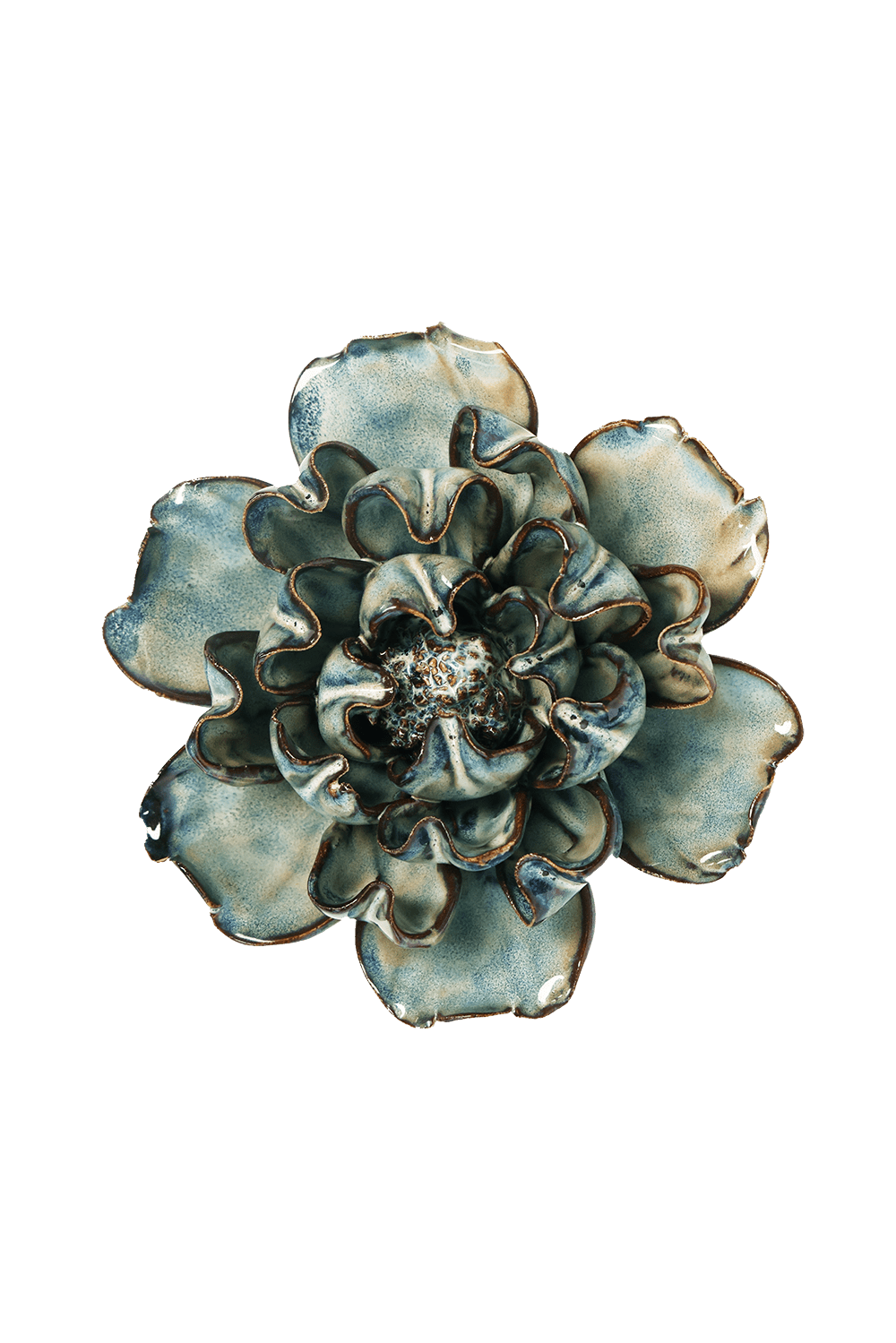 Lisianthus ceramic wall flower — Japan collection - Chive Ceramics Studio
