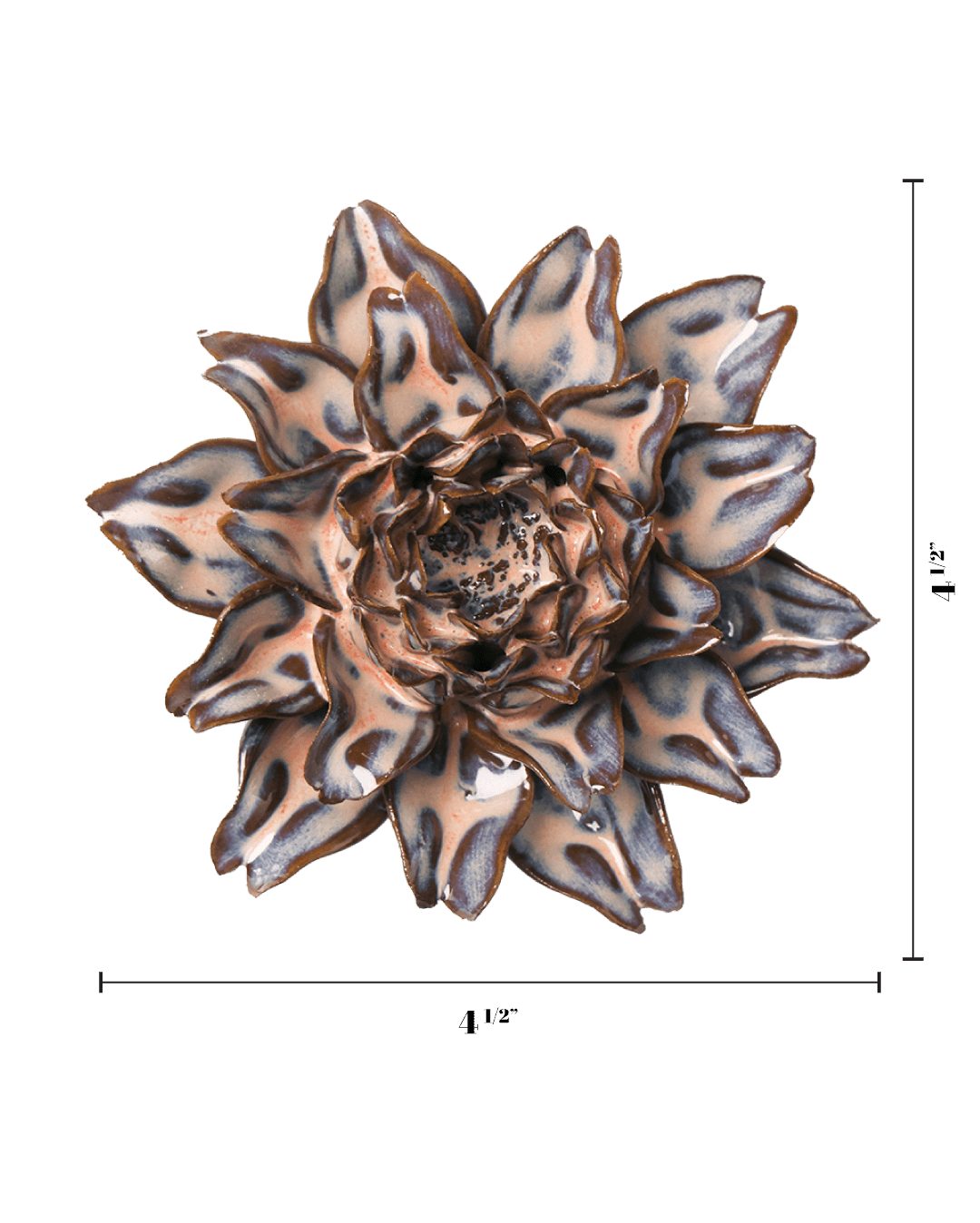 Protea ceramic wall flower — Japan collection — Chive Ceramics Studio