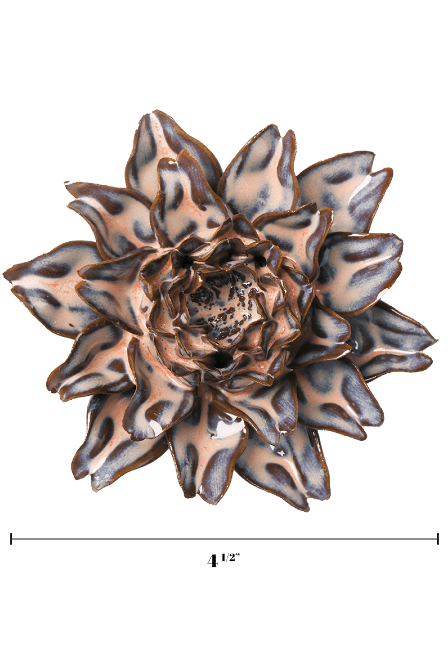 Protea ceramic wall flower — Japan collection — Chive Ceramics Studio
