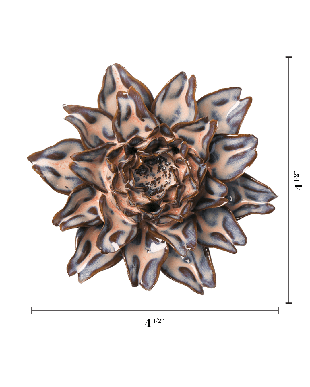 Protea ceramic wall flower — Japan collection — Chive Ceramics Studio