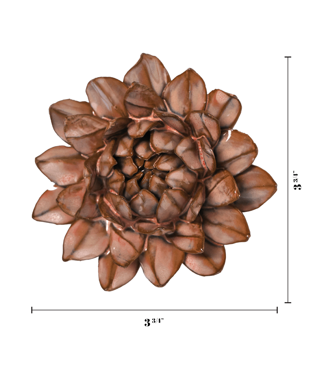 Protea ceramic wall flower — Japan collection — Chive Ceramics Studio