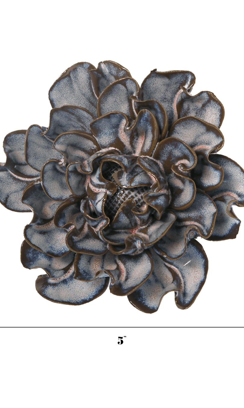 Hawthorn ceramic wall flower — Japan collection - Chive Ceramics Studio