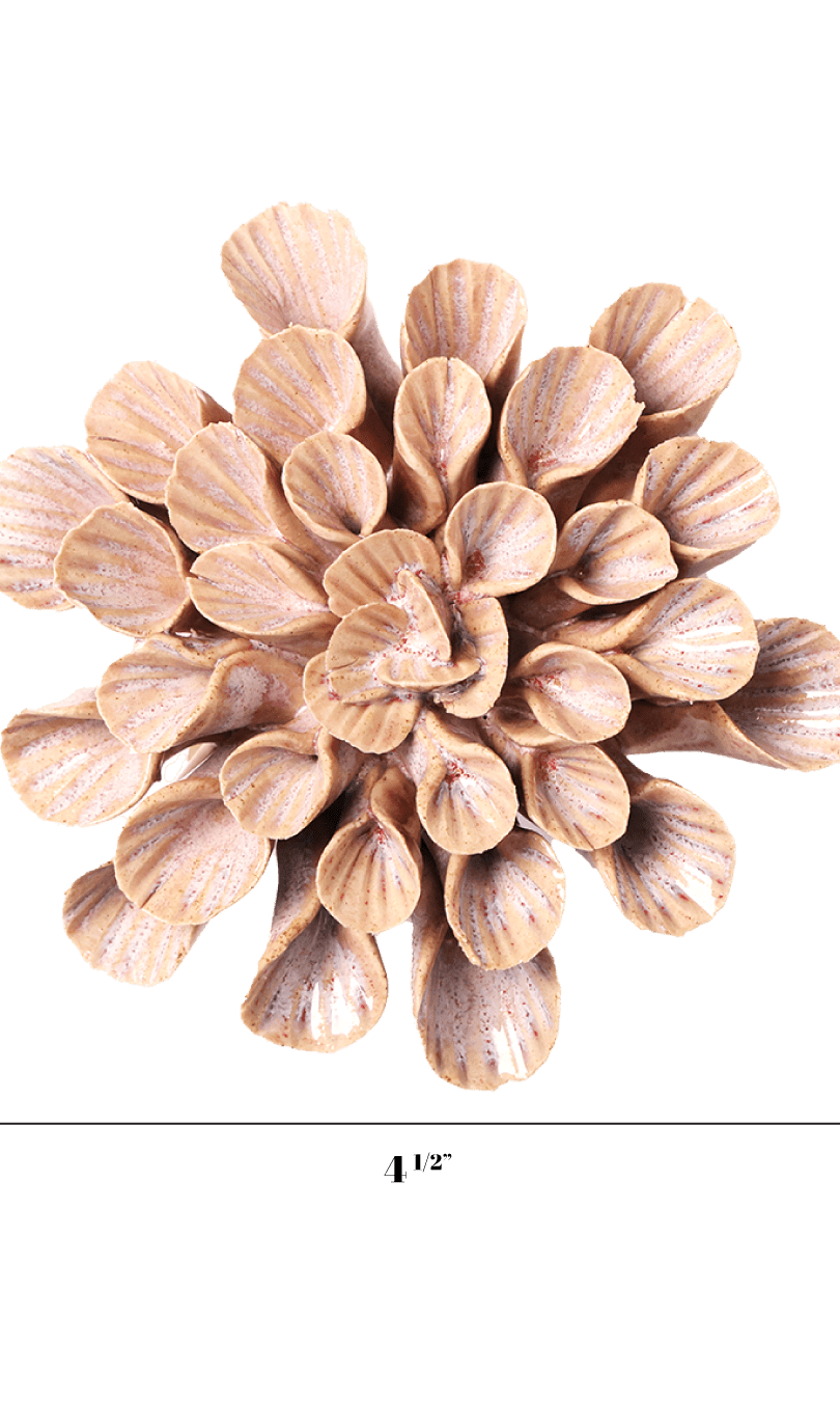 Great Star ceramic wall flower — Japan collection — Chive Ceramics Studio