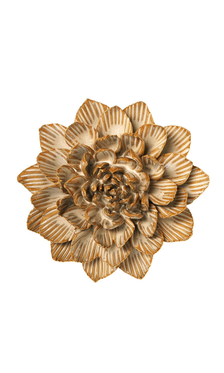 Dahlia ceramic wall flower — Japan collection - Chive Ceramics Studio