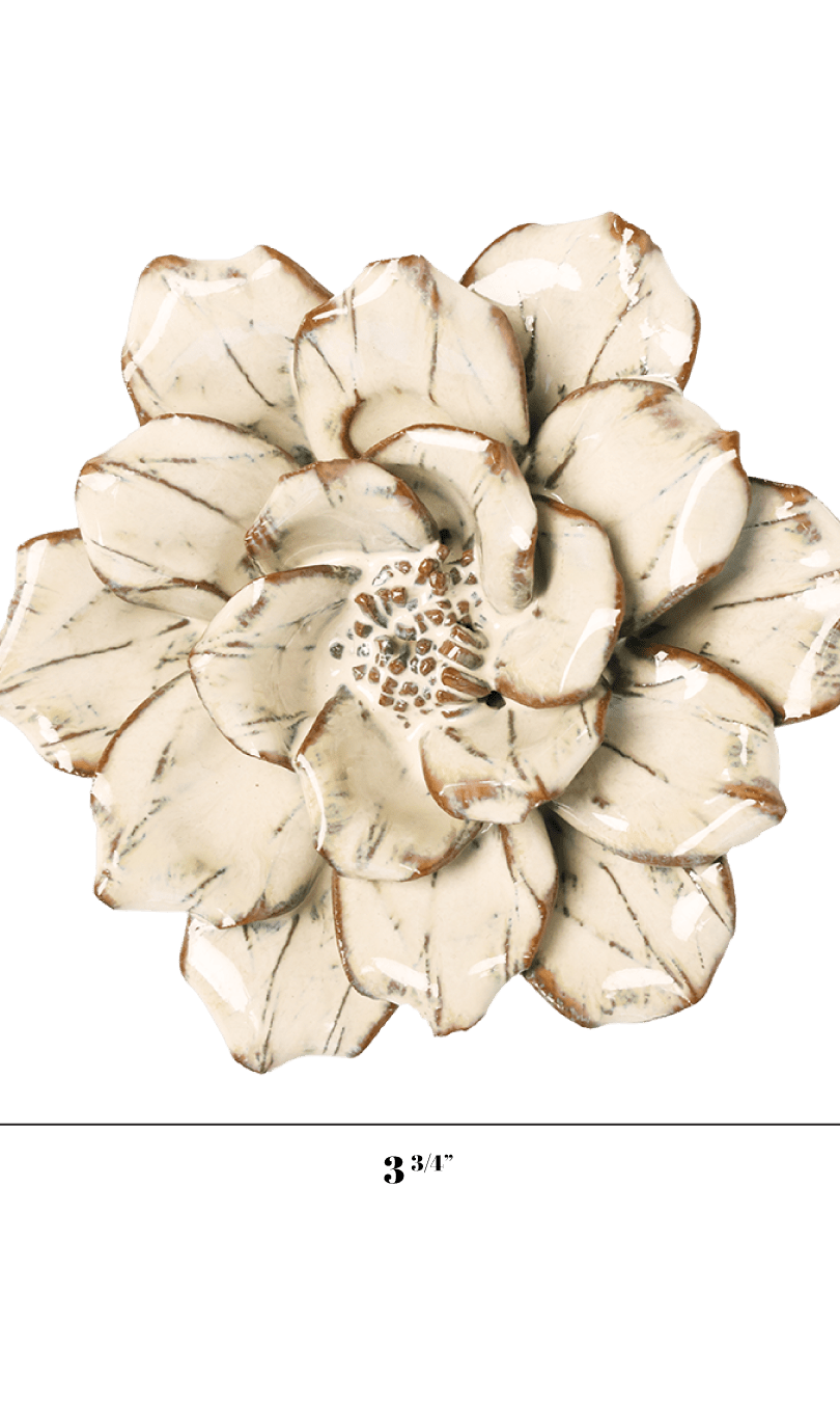 Cosmos ceramic wall flower — Japan collection — Chive Ceramics Studio