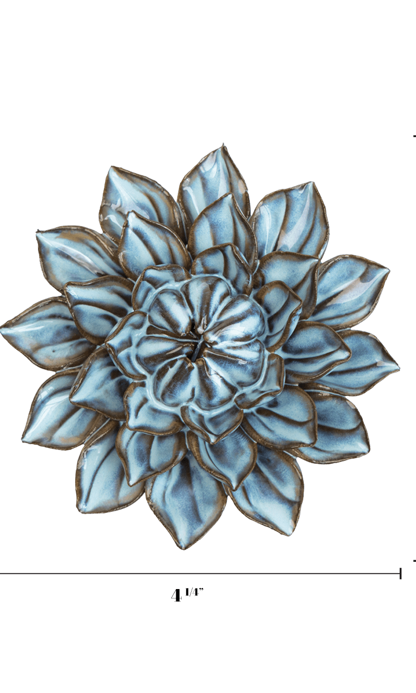 Aster ceramic wall flower - Japan collection - Chive Ceramics Studio