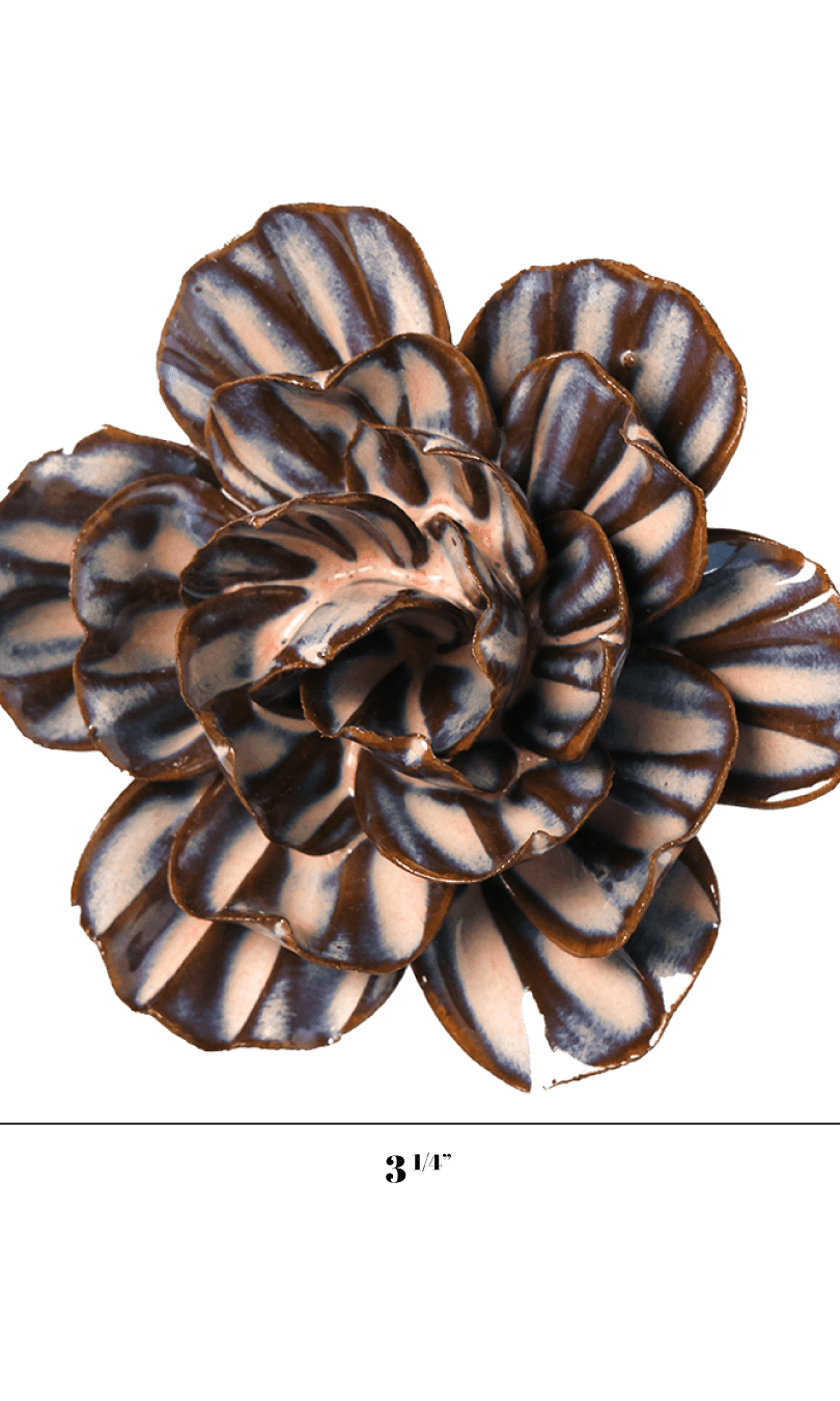 Primrose ceramic wall flower — Japan collection - Chive Ceramics Studio