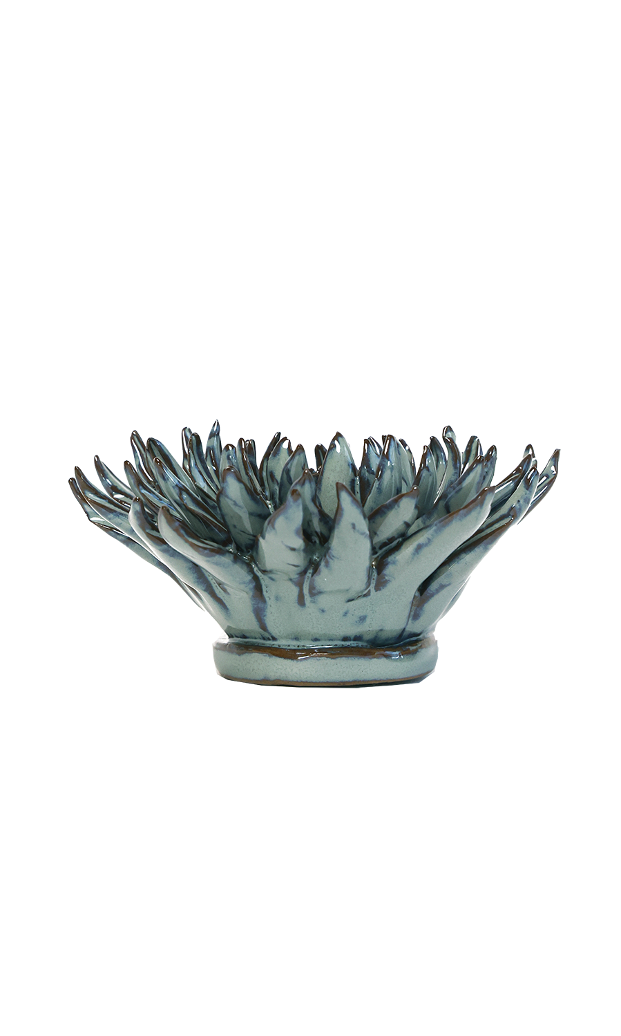 Blue Mum ceramic wall flower - Japan collection - Chive Ceramics Studio