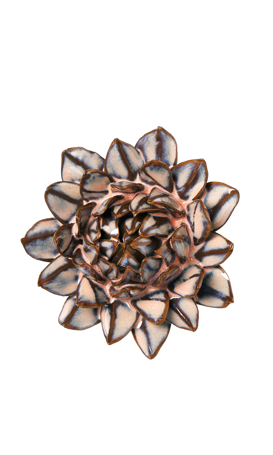 Blue Protea ceramic wall flower - Japan collection - Chive Ceramics Studio